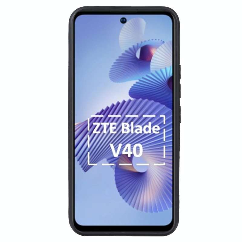 TPU Phone Case For ZTE Blade V40(Black)