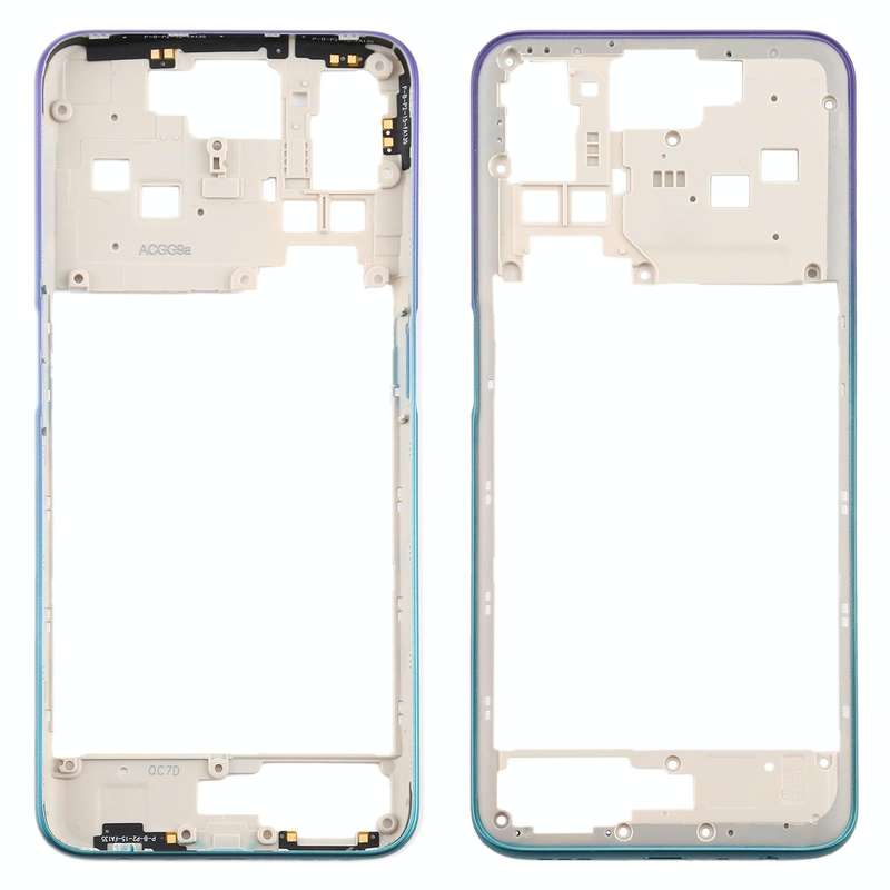 For OPPO A52 CPH2061 / CPH2069 (Global) / PADM00 / PDAM10 (China) Middle Frame Bezel Plate (Black)