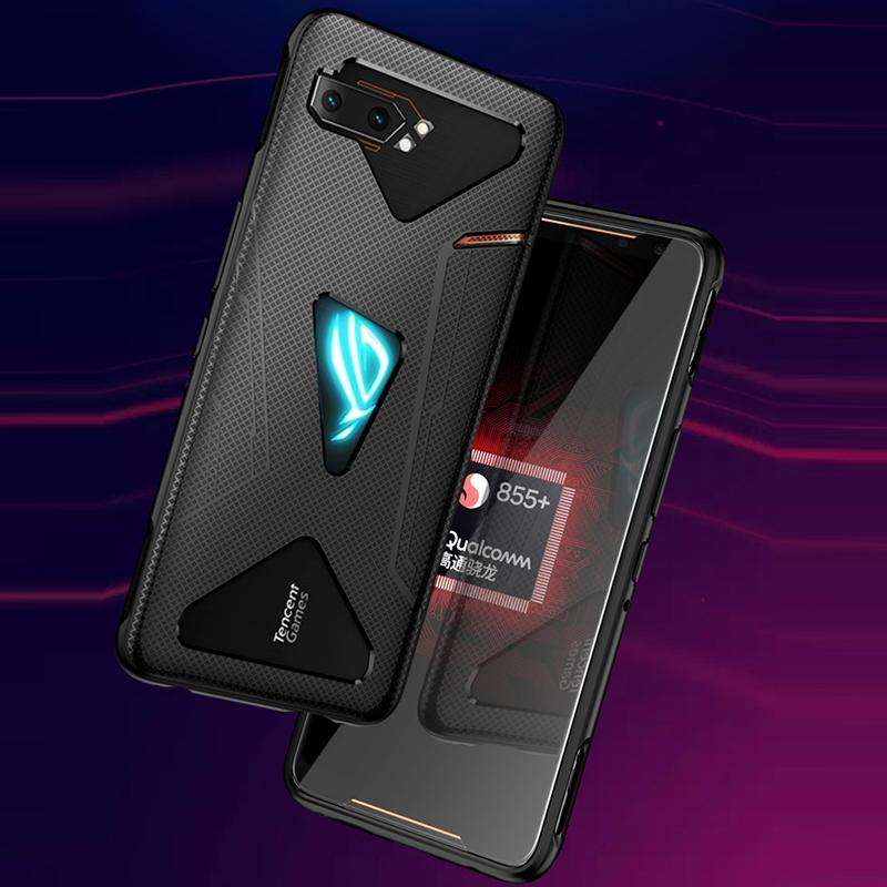 For Asus ROG Phone II TPU Cooling Gaming Phone All-inclusive Shockproof Case(Navy Blue)