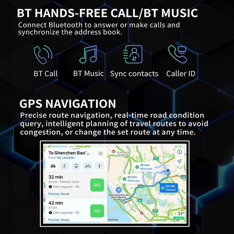 S9070 For Volkswagen 7 inch Portable Car MP5 Player Support CarPlay / Android Auto, Specification...