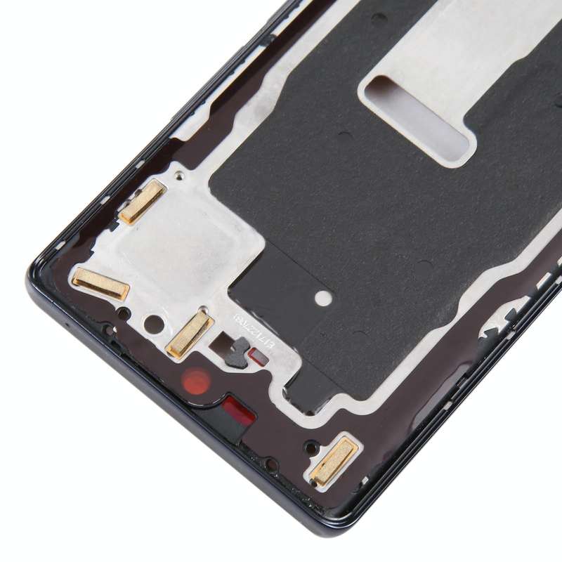 For Honor 70 Front Housing LCD Frame Bezel Plate(Black)