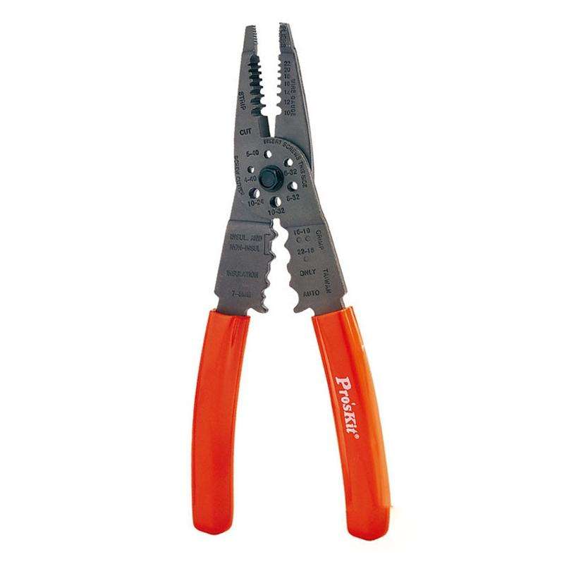 ProsKit 7 In 1 Multi-Function Wire Stripper Wire Cutting and Crimping Pliers(8PK-CT009)
