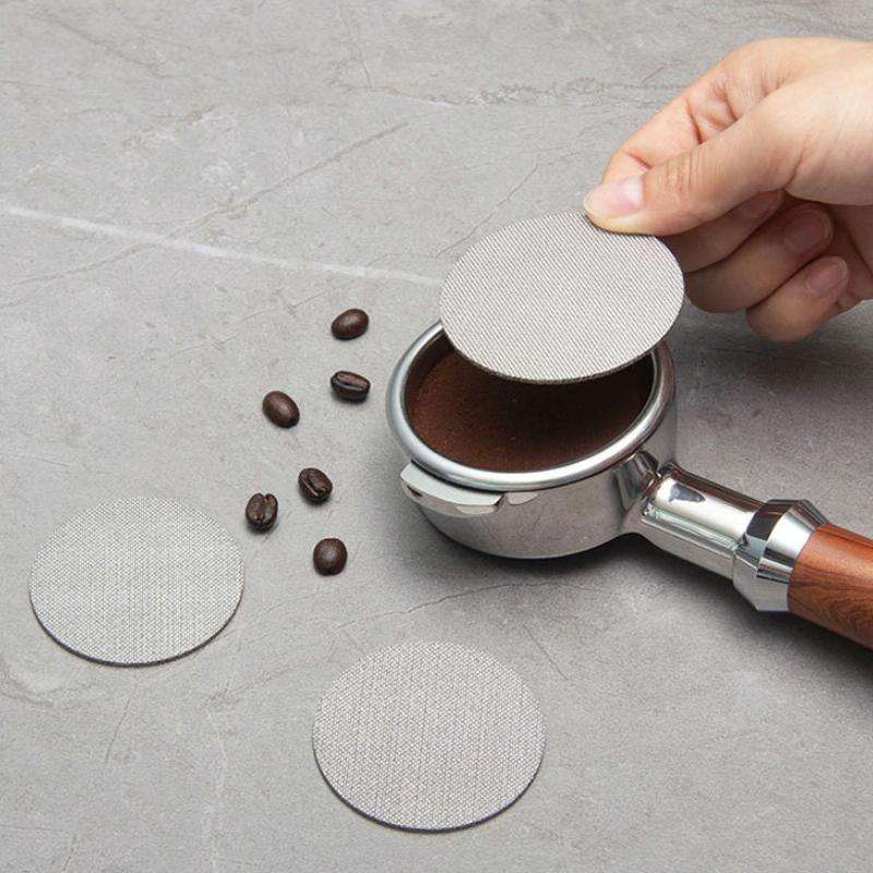 Stainless Steel Sintered Sheet Coffee Splash Filter, Size: 53mm x 1.7mm