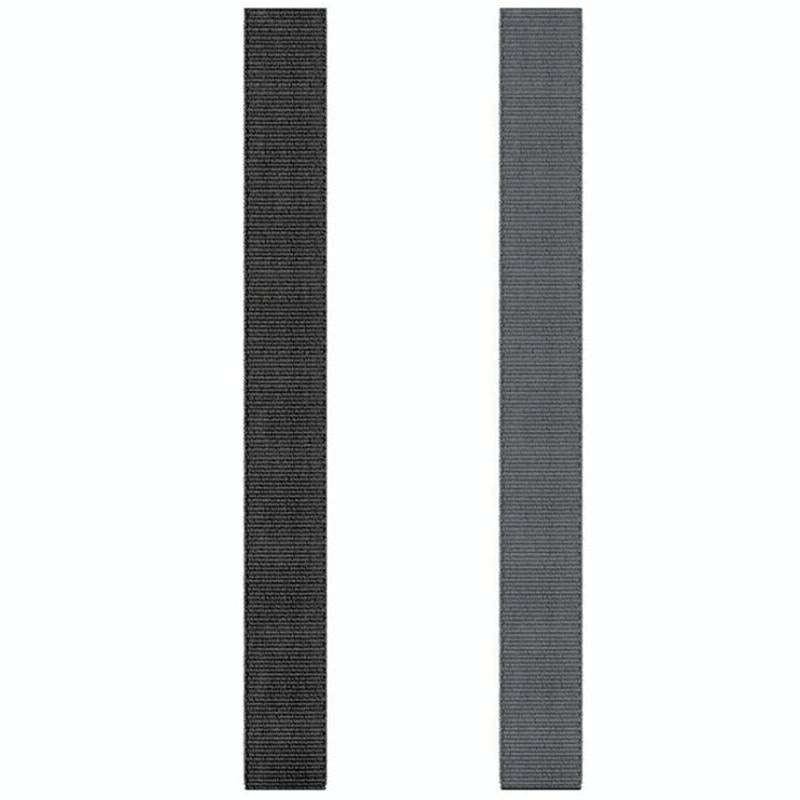 For Garmin Fenix 6 22mm Knitted Nylon Loop Watch Band(Grey)