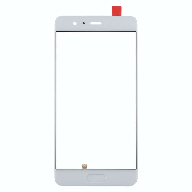 For Huawei P10 Plus Front Screen Outer Glass Lens, Support Fingerprint Identification (White)