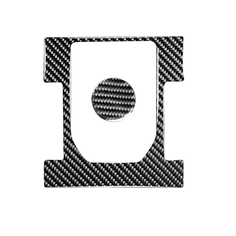 Car Carbon Fiber Gearshift Panel Decorative Sticker for Land Rover Discovery 4 2010-2016, Left an...