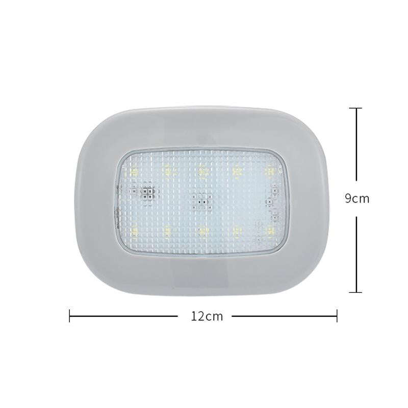 Y-975 Car Reading LED Trunk Light(Black Shell - White Light)