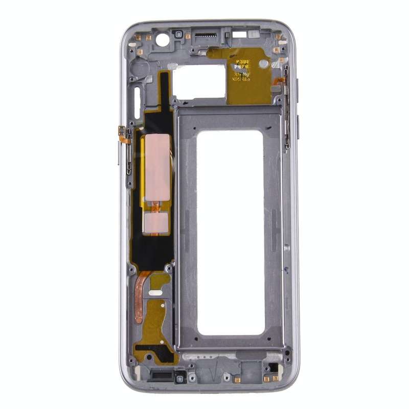For Galaxy S7 Edge / G935 Front Housing LCD Frame Bezel Plate (Grey)
