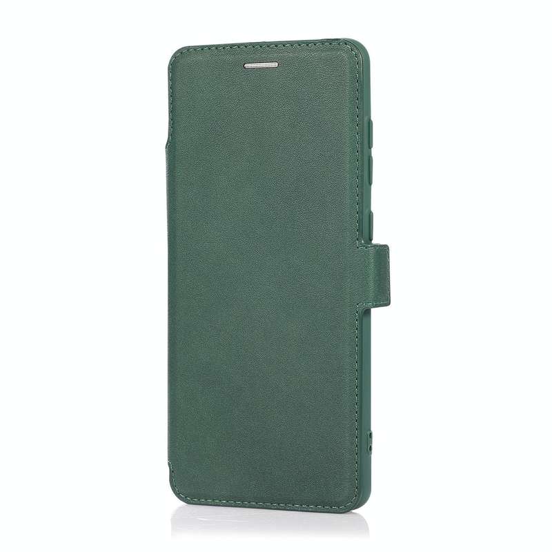 For Samsung Galaxy A71 Push Window Double Buckle PU + Silicone Horizontal Flip Leather Case with ...