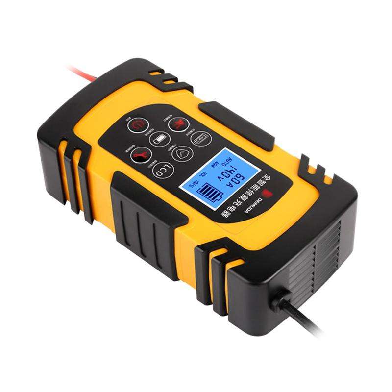 DEMUDA DC-80 Car Battery Charger 12V/24V Intelligent Pulse Repair Type Lead-acid Battery, Plug Ty...