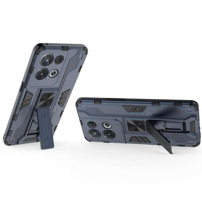 For OPPO Reno8 Pro 5G Supersonic PC + TPU Shock-proof Phone Case(Blue)
