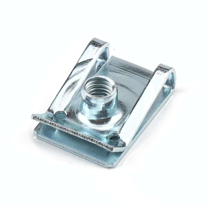 50 PCS B Nut Kit Spire Clips M5 Zinc Speed Fasteners Lug Nuts