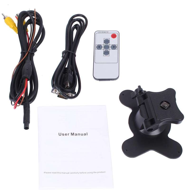 7.0 inch 800*480 Car Surveillance Cameras Monitor with Adjustable Angle Holder & Remote Control, ...