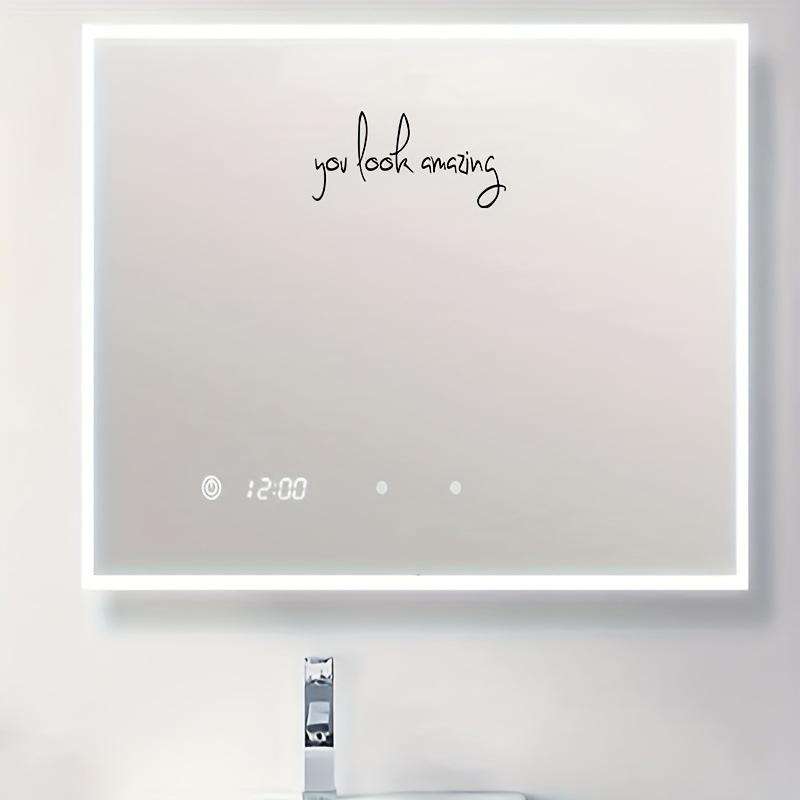 You look amazing 2pcs /Set Waterproof and Oilproof Vinyl Stickers Mirror Decorative Stickers