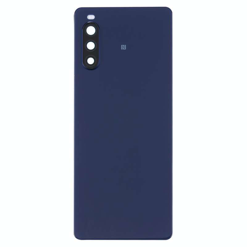 Original Battery Back Cover with Fingerprint for Sony Xperia 10 II(Blue)