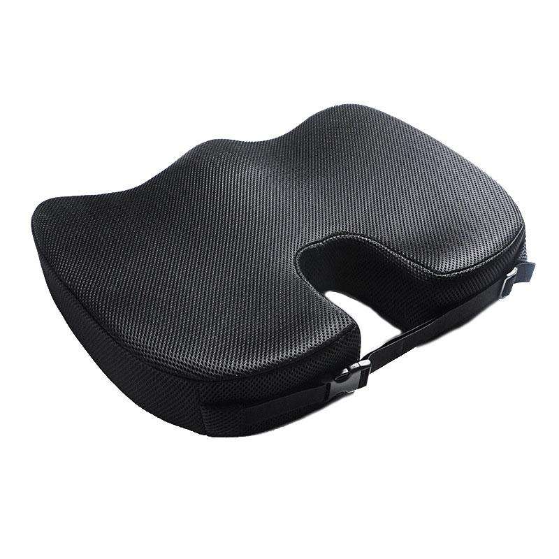 QFC-023 U-shaped Slow Rebound Memory Foam Car Seat Cushion(Black)