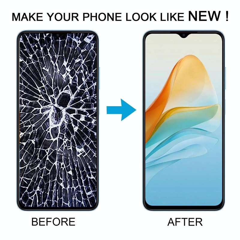 For ZTE Blade V40 Design 8046 LCD Screen Digitizer Full Assembly with Frame (Black)