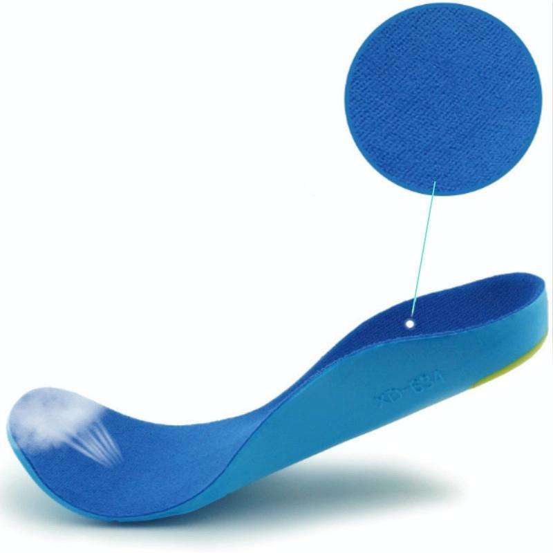 PU Breathable Children Flat Feet Eight-foot Orthopedic Insoles, Size:36-3925.1cm