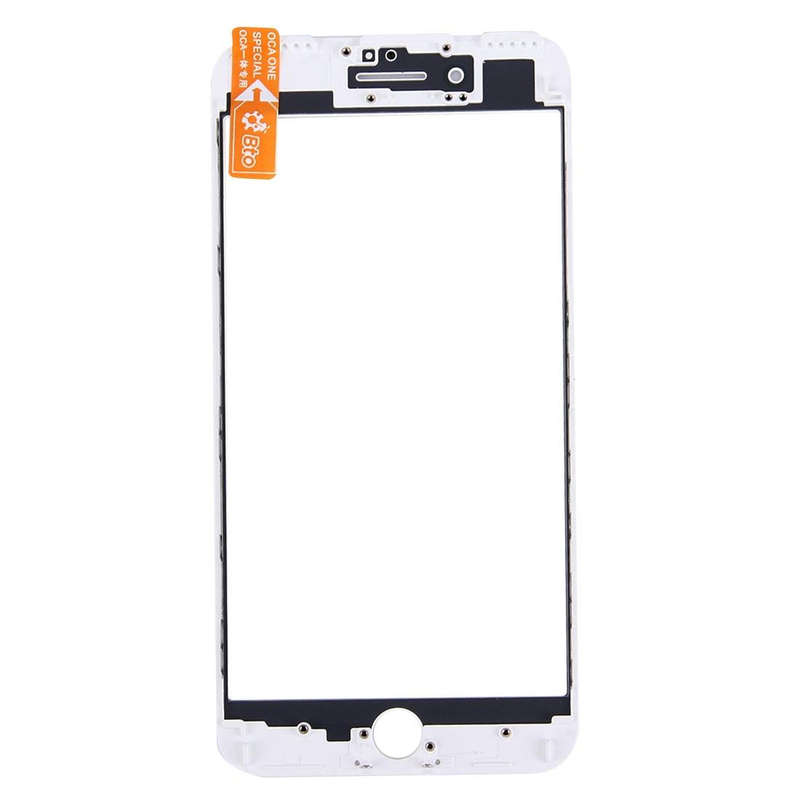 Front Screen Outer Glass Lens with Front LCD Screen Bezel Frame & OCA Optically Clear Adhesive fo...