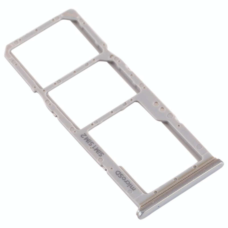 For Galaxy A70 SIM Card Tray + SIM Card Tray + Micro SD Card Tray (Grey)