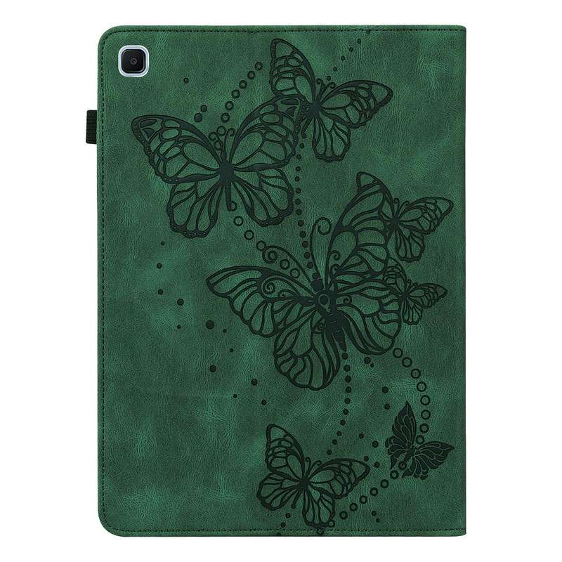 For Samsung Galaxy Tab S6 Lite P610/P615 Embossed Butterfly Pattern Horizontal Flip Leather Table...