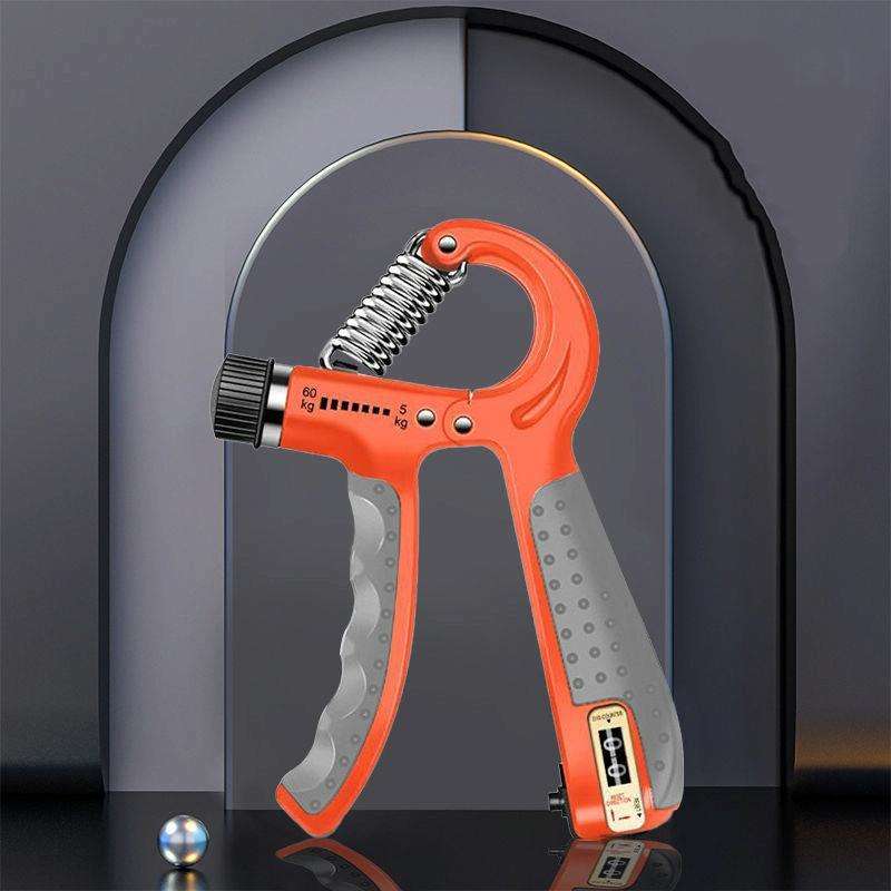 Fitness Exercise Arm Strength Machine Puller Finger Grip Strength Machine Mechanical Count-Orange