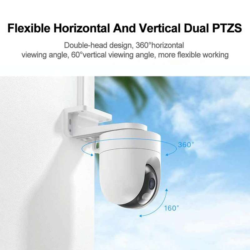 Original Xiaomi CW400 Outdoor Camera 2.5K Ultra HD Smart Full Color Night Vision IP66 Waterproof,...
