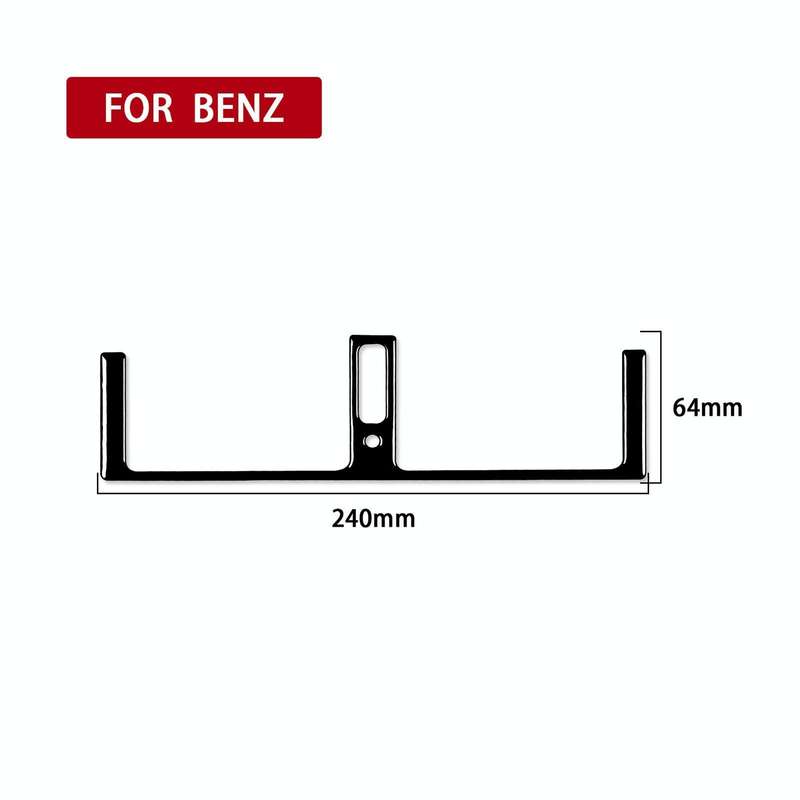 For Mercedes-Benz E-Class W210 1996-2002 Car Central AC Air Outlet Decorative Sticker, Left and R...
