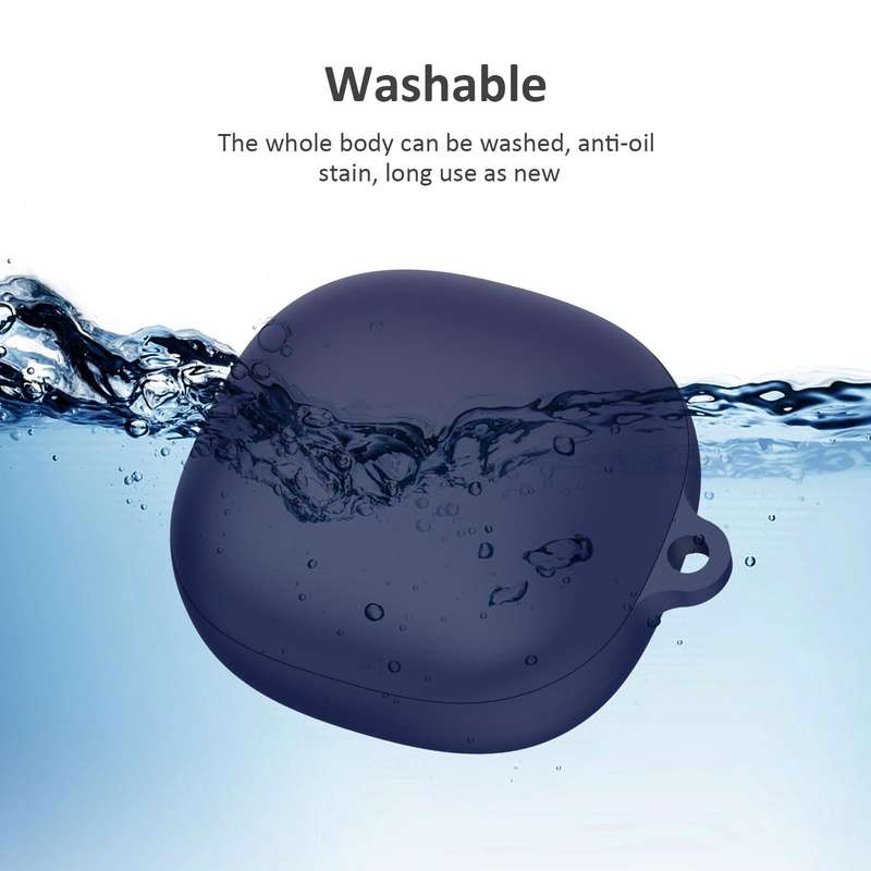 For Anker Soundcore Liberty 4 Bluetooth Earphone Silicone Protective Case (Black)