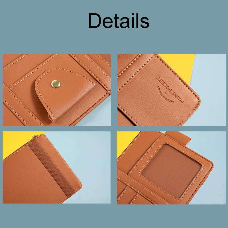 Car Sun Visor Storage Glasses Card Holder Mobile Phone Storage Bag(Zipper Gray)