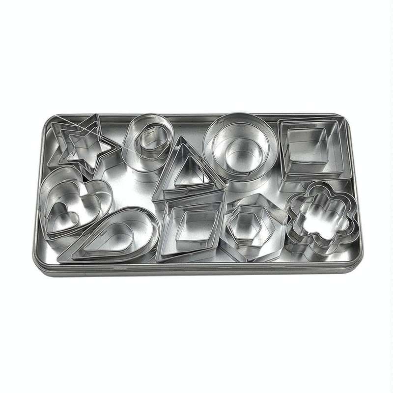 30 PCS / Set Stainless Steel Biscuit Mold