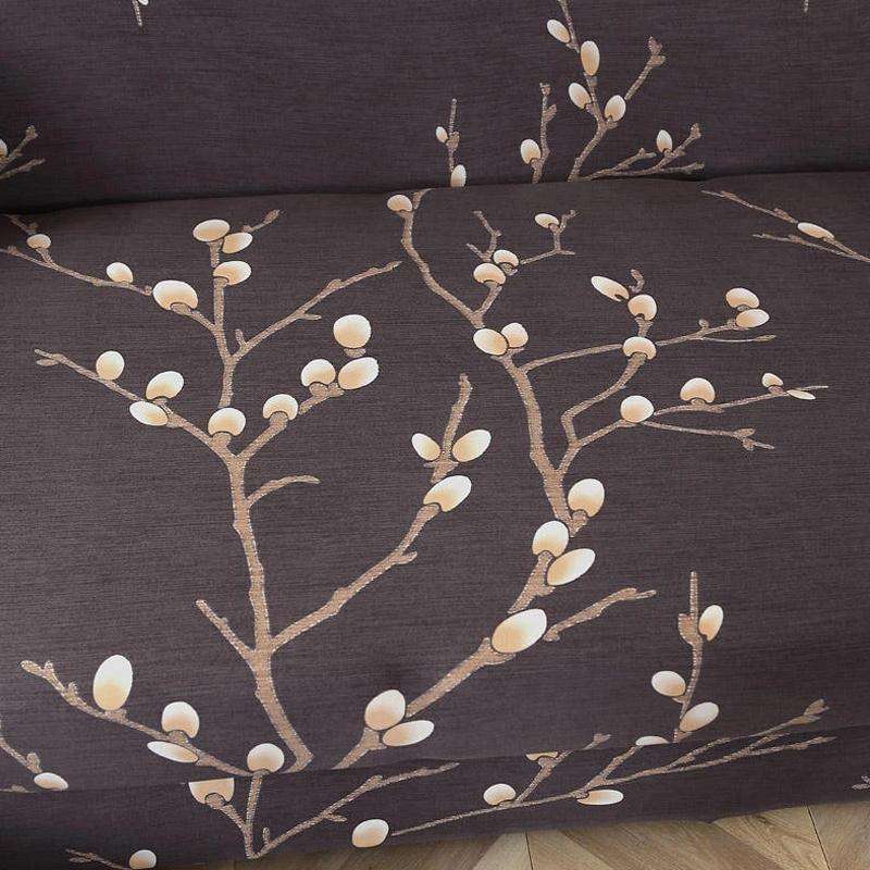 Fabric High Elastic All Inclusive Lazy Sofa Cover, Size: 4 Persons(Blog F)