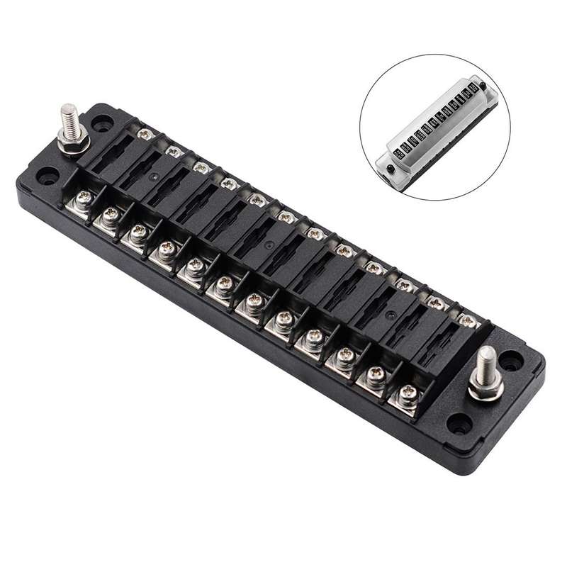 CS-979A2 FB1904 1 In 1 Out 12 Ways No Distinction Positive Negative Fuse Box without Fuse for Aut...