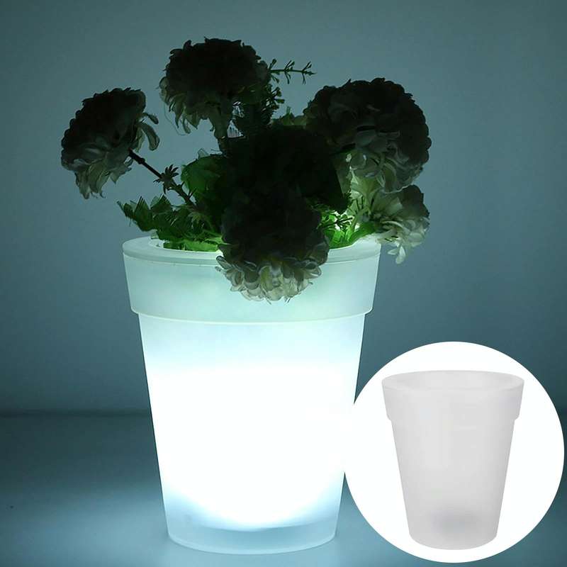 LED Solar Flower Pot Light Garden Light Luminous Flower Pot Light Lawn Light Christmas Decoration...