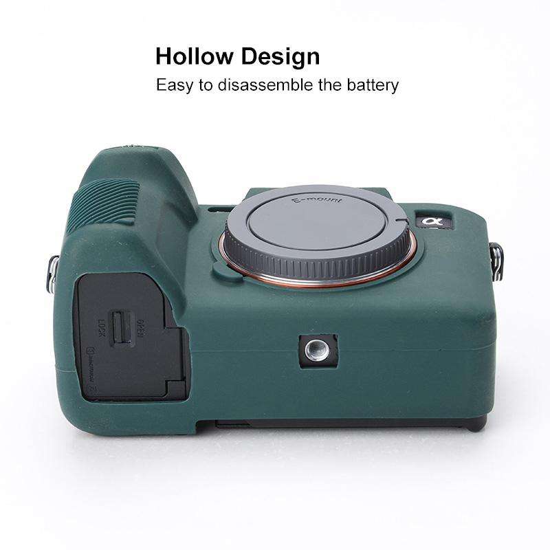 Soft Silicone Protective Case for Sony A7 IV (Green)