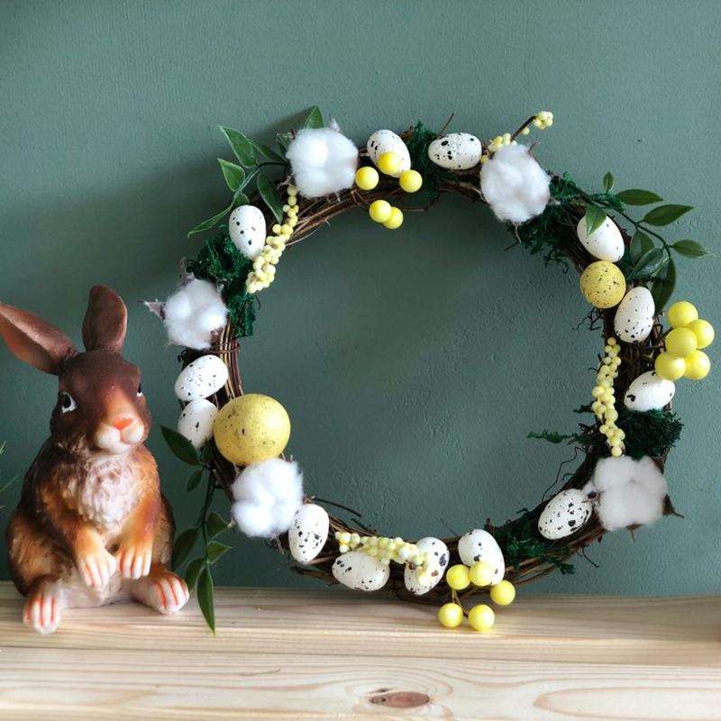 2 PCS Tree Vine Christmas Wreath DIY Rattan Garden Decoration Rattan Window Decoration, Size:30CM