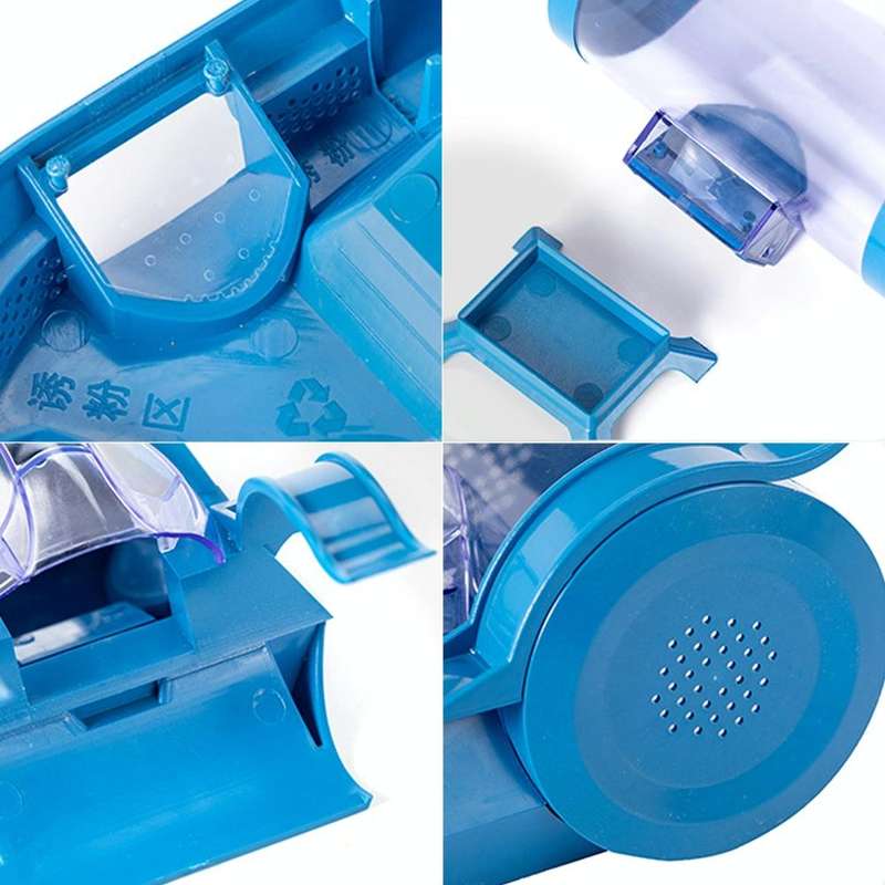 Cockroaches Capture Device Non-Toxic Campaign Catcher Kitchen Toilet Cockroach House(Blue)