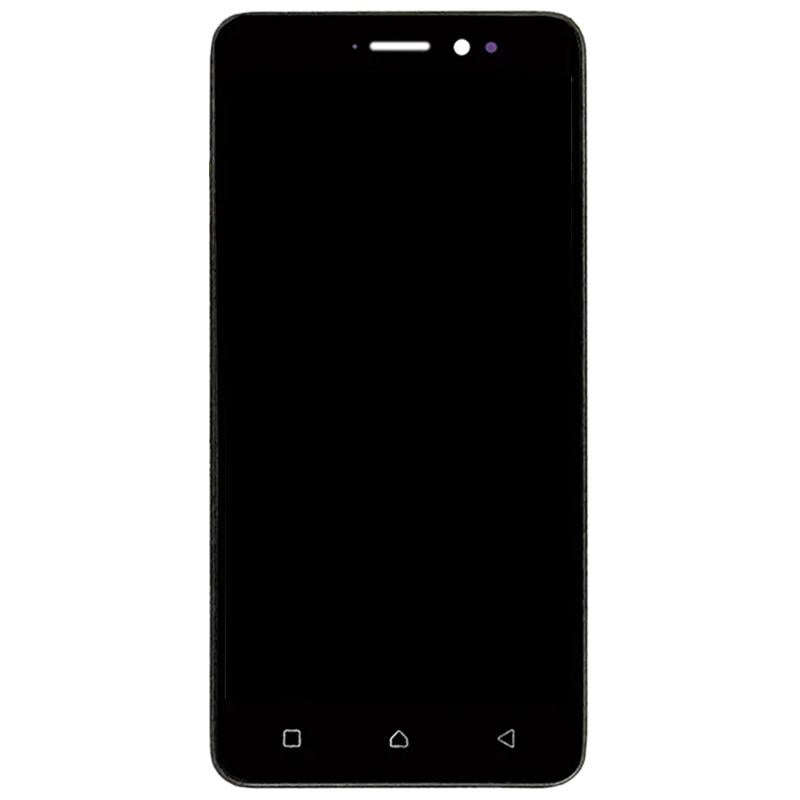 LCD Screen and Digitizer Full Assembly with Frame for Lenovo K6 Power (Black)