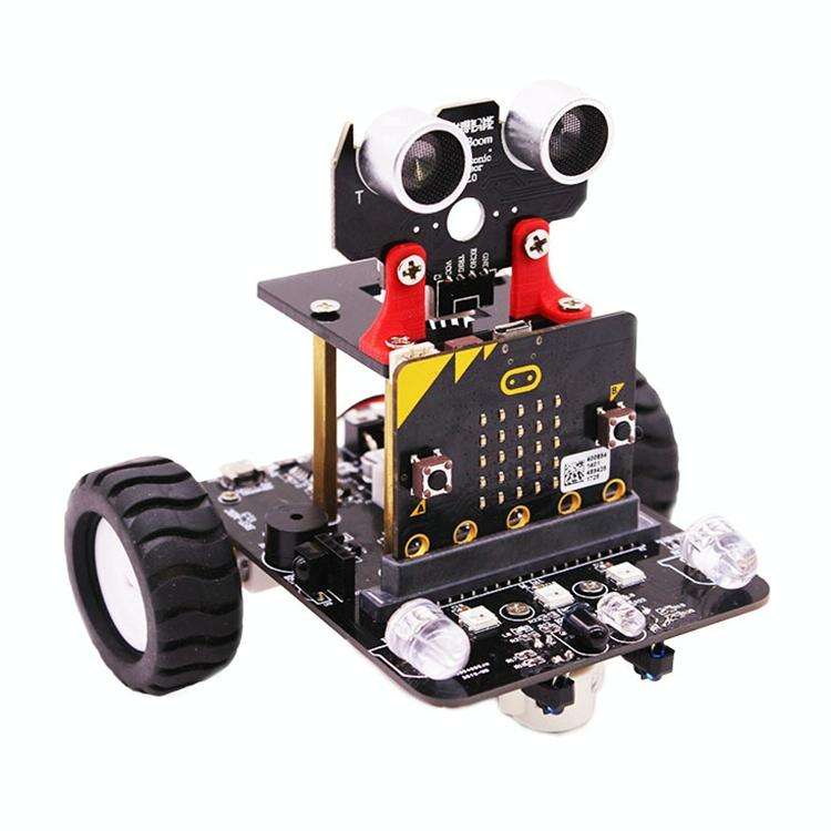 Yahboom Microbit Smart Robot Car Bitbot with IR and APP for Micro:bit V2/V1.5, without Micro:bit ...