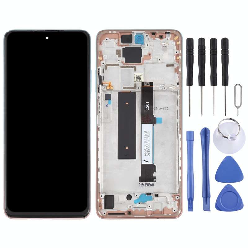 Original LCD Screen and Digitizer Full Assembly with Frame for Xiaomi Redmi Note 9 Pro 5G / Mi 10...