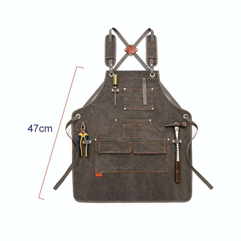 Canvas Apron Barber Roasting Cafe Gardening Woodworking Men And Women Canvas Work Clothes, Specif...