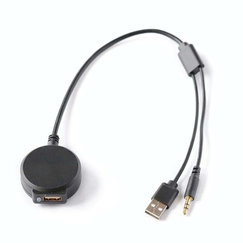 Universal Car Bluetooth Adapter Radio Stereo AUX Cable Adapter AUX USB Interface