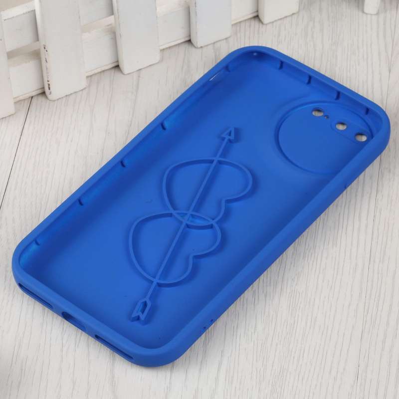 For iPhone 8 Plus / 7 Plus Liquid Airbag Decompression Phone Case(Blue)