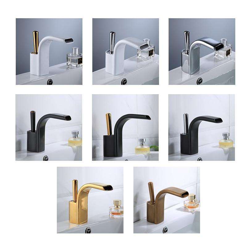 Bathroom All Copper Basin Hot And Cold Water Faucet, Specification: Antique