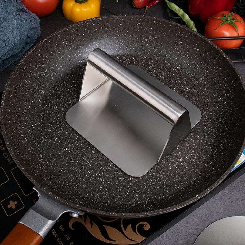 304 Stainless Steel Hamburger Manual Meat Press, Specification: Square