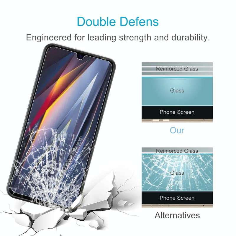 For TECNO Pova 4 Pro 50pcs 0.26mm 9H 2.5D Tempered Glass Film