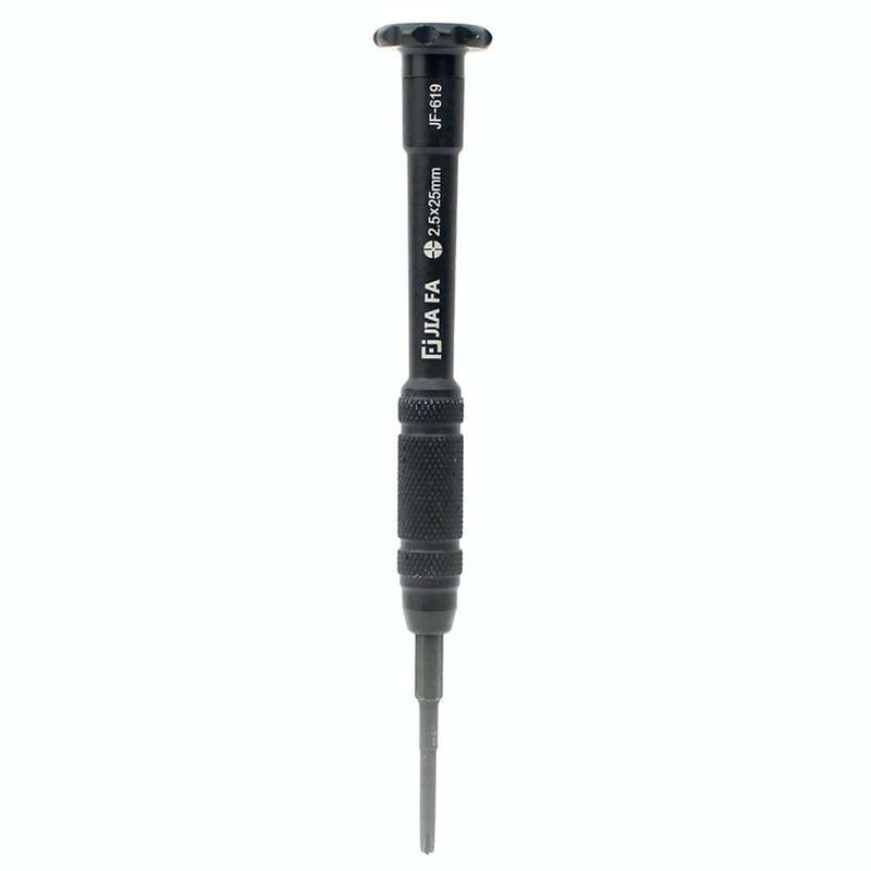 JIAFA JF-619-2.5 Hollow Cross Tip 2.5 x 30mm Repair Middle Bezel Screwdriver for iPhone(Black)