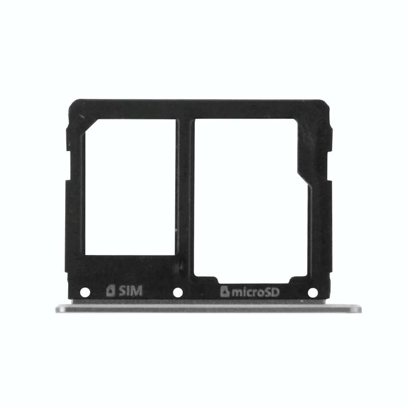 For Galaxy A9(2016) / A9000 SIM Card Tray and Micro SD Card Tray  (Black)