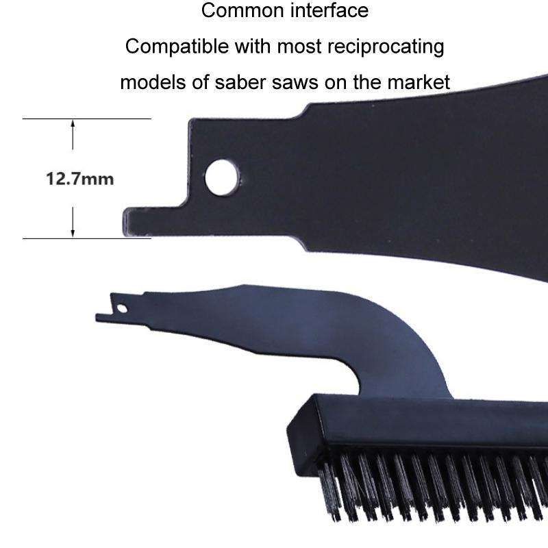 Rust Removal Grinding Tools Electric Steel Wire Nylon Brush Cleaning Set, Specification: Nylon Br...
