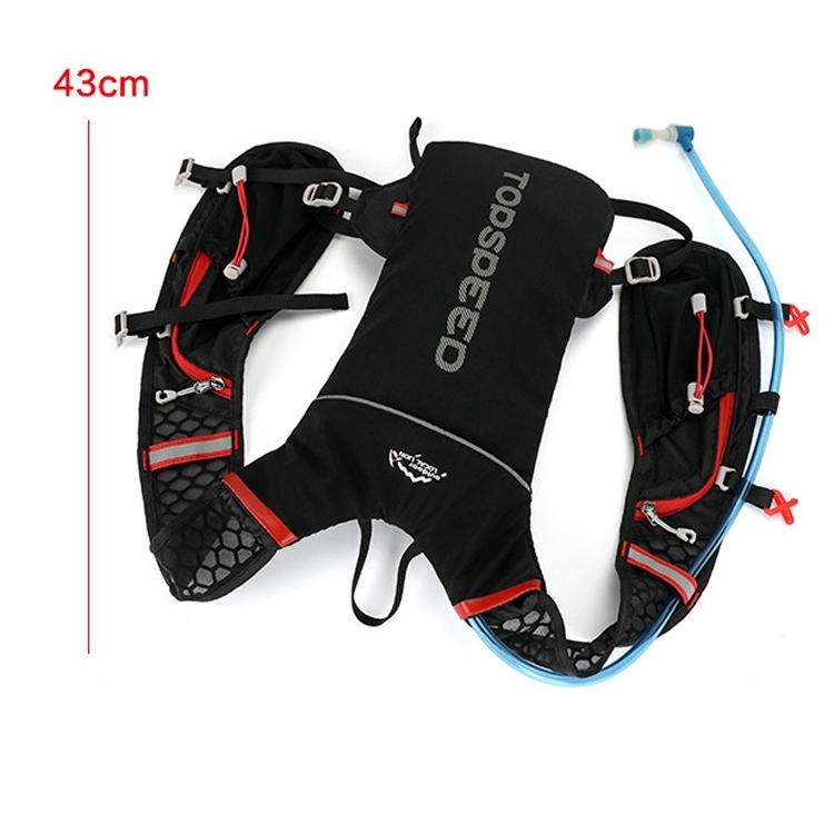 INOXTO Outdoor Sports Backpack Marathon Running Cycling Bag Water Kettle Bag(IX498B Red)